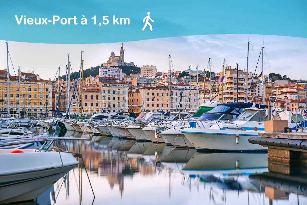 Aux Pieds De La Bonne Mere - Centre - Wifi Marseille