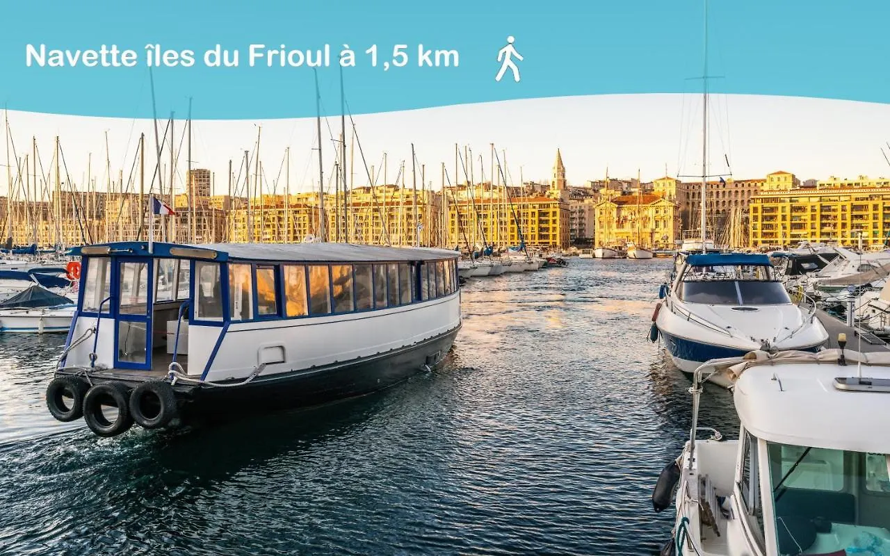 Aux Pieds De La Bonne Mere - Centre - Wifi Marseille France